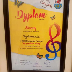 Zdjęcie dyplomu