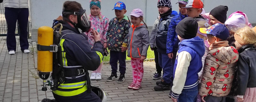 Spotkanie ze strażakami.