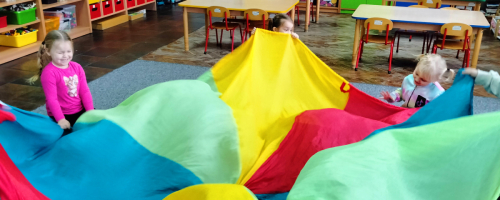 Zajęcia ruchowe "Gmina Brusy stawia na przedszkolaków"