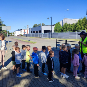 policjant w przedszkolu