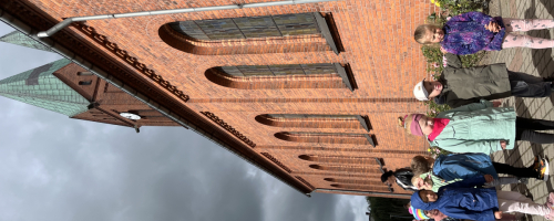 Oglądanie wieńców dożynkowych