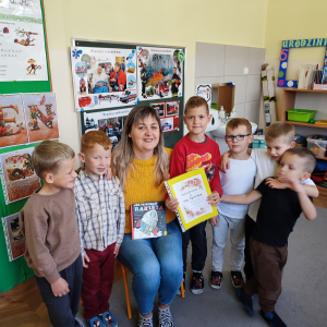 jesienne czytanie na dywanie