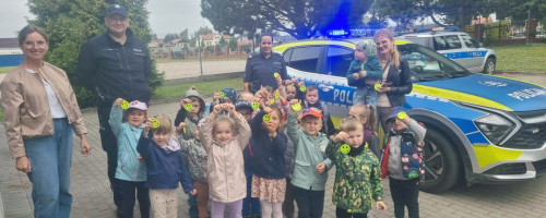 Wizyta Misiaków na Posterunku Policji