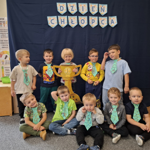 Wspólna fotografia chłopców