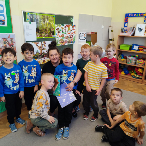 jesienne czytanie na dywanie