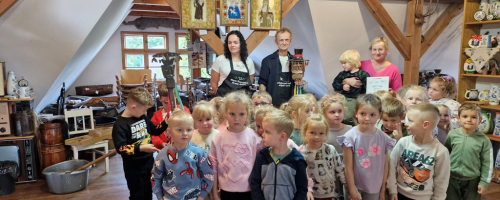 "Skrzaty" na warsztatach "Kapuściana przygoda"