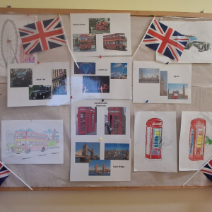 Gazetka przedstawiająca Londyn