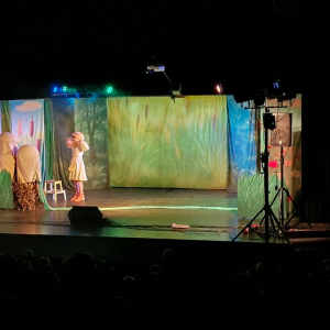 Scena z przedstawienia "Brzydkie kaczątko"