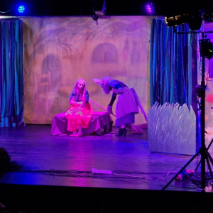 Scena z przedstawienia "Calineczka"