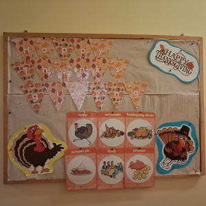 Gazetka o tematyce Dnia Święta dziękczynienia