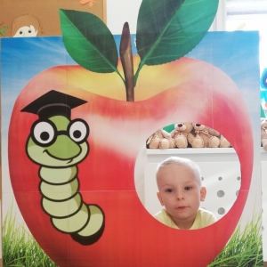 Indywidualne zdjęcie w jabłkowej budce