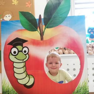 Indywidualne zdjęcie w jabłkowej budce 