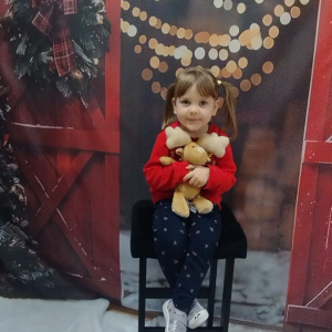 Świąteczna sesja zdjęciowa dzieci.