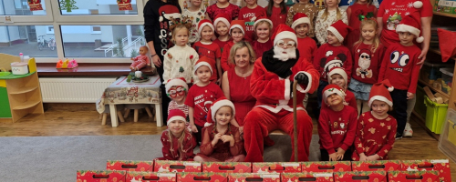 Mikołaj gościł w przedszkolu