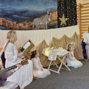 Scenka z teatrzyku "Osiołek i gwiazda" 