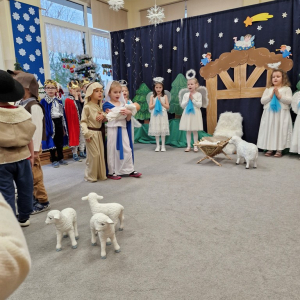 Maryja i Józef w drodze do Betlejem przy pastorałce Była noc 