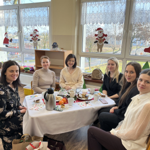 Rodzice przy świątecznym stole