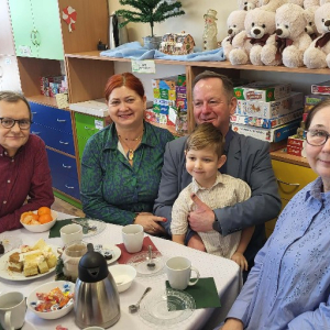 Chłopiec z Dziadkami