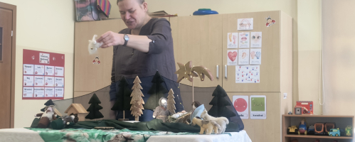 „Dzwonki Bożego Narodzenia” – teatrzyk z koszyczka