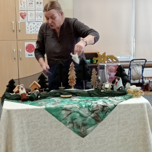 Pani Kasia podczas opowiadania bajeczki