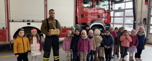Wizyta w Ochotniczej Straży Pożarnej w Brusach 