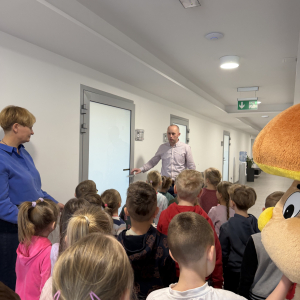 W miejscu pracy taty Jagienki