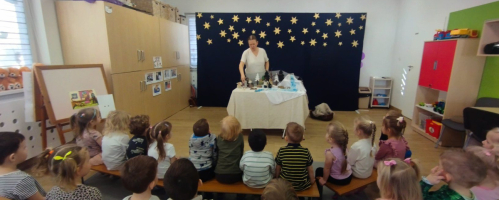 Teatrzyk z koszyka w naszym przedszkolu.