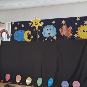 Teatrzyk kukiełkowy.