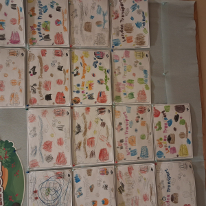 wystaw prac dzieci o transporcie