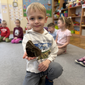Odważni mogli potrzymać motyla na dłoni 