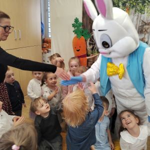 Spotkanie z zającem wielkanocnym
