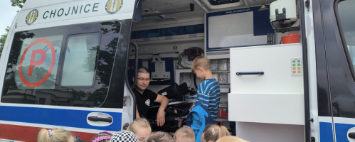 Spotkanie z ratownikiem medycznym