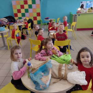 Odpoczynek w trakcie zabawy.